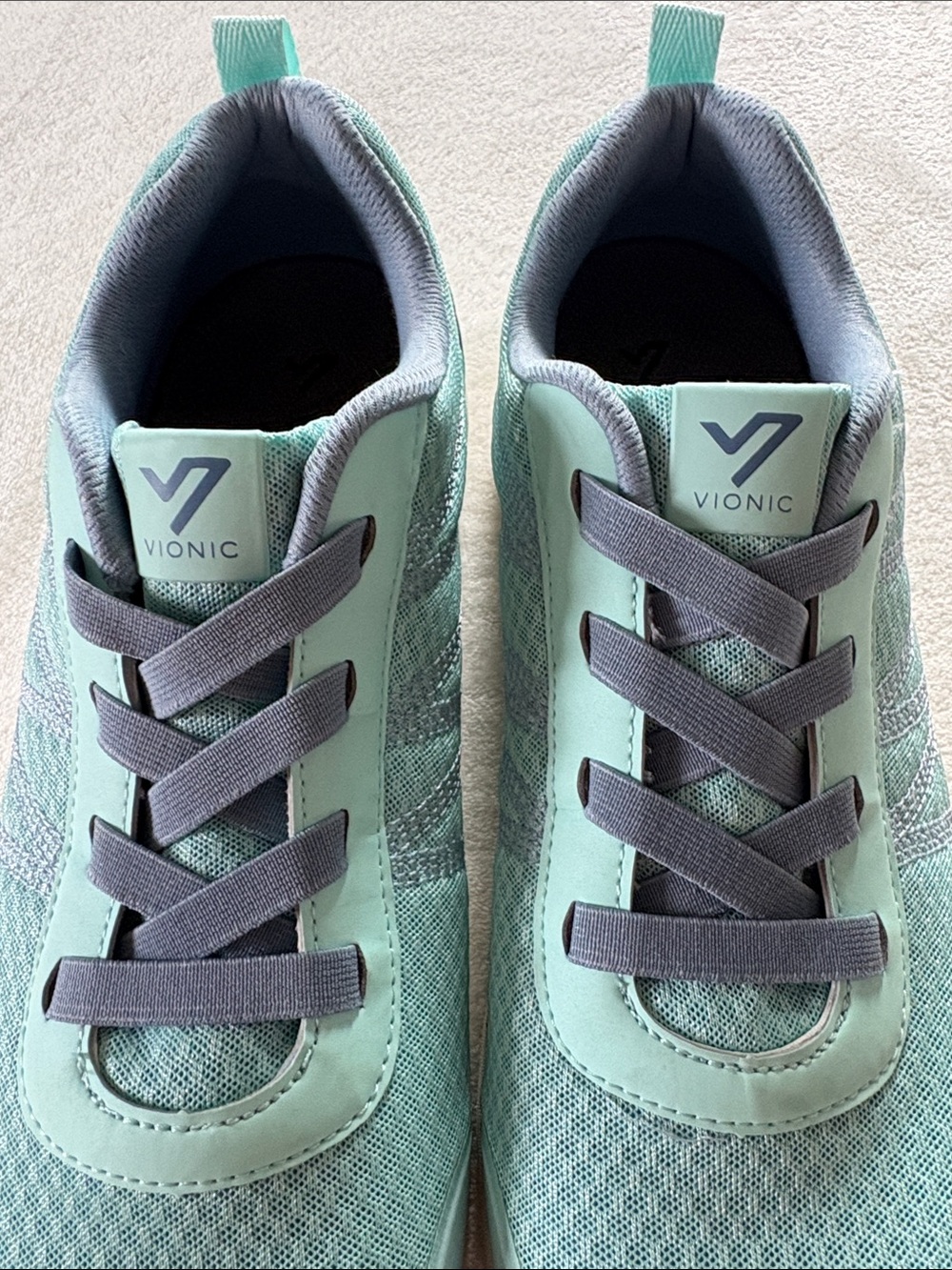 Vionic SHAY aqua teal athletic shoes women’s 12 - Picture 4 of 10